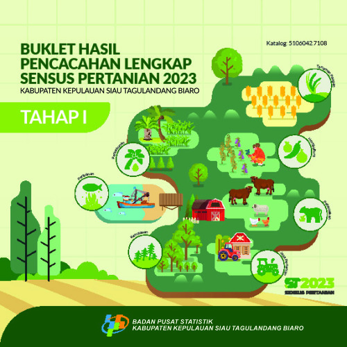 Buklet Hasil Pencacahan Lengkap Sensus Pertanian 2023 - Tahap I Kabupaten Kepulauan Siau Tagulandang Biaro