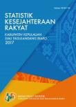 Statistik Kesejahteraan Rakyat Kabupaten Kepulauan Siau Tagulandang Biaro 2017